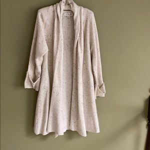 Multi beige long cardigan